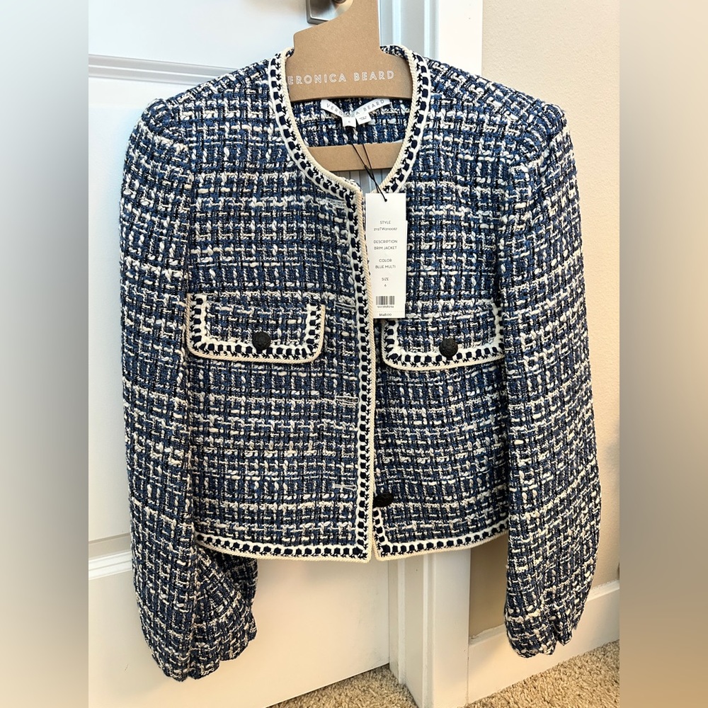 Veronica Beard Brim Trim Jacket